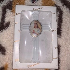 First communion girl cross